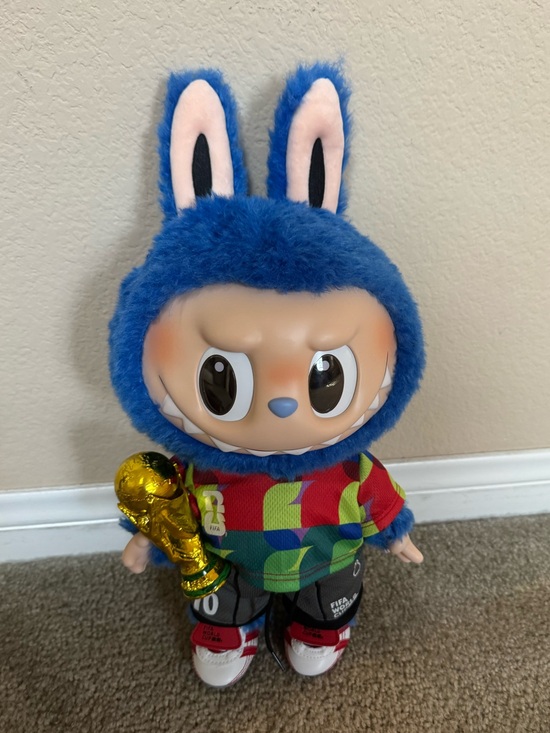 Other - THE Monsters × FIFA Series Plush Doll, Big Labubu with FIFA World Cup, 14 inch